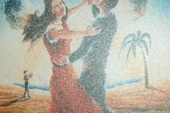 Baile con salsa